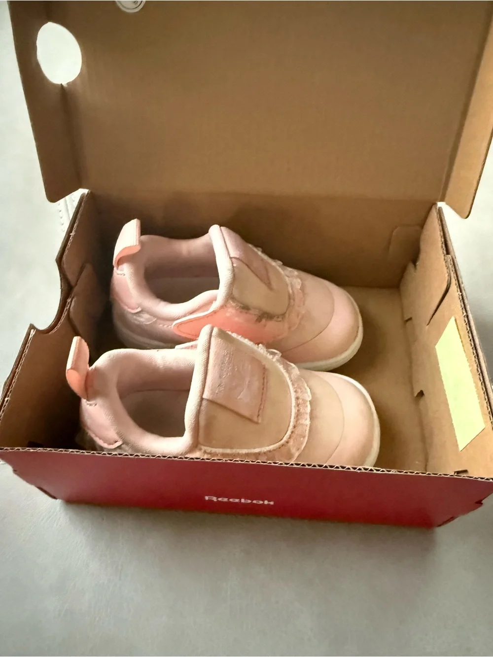 Reebok Toddler Pink Club C Sneakers